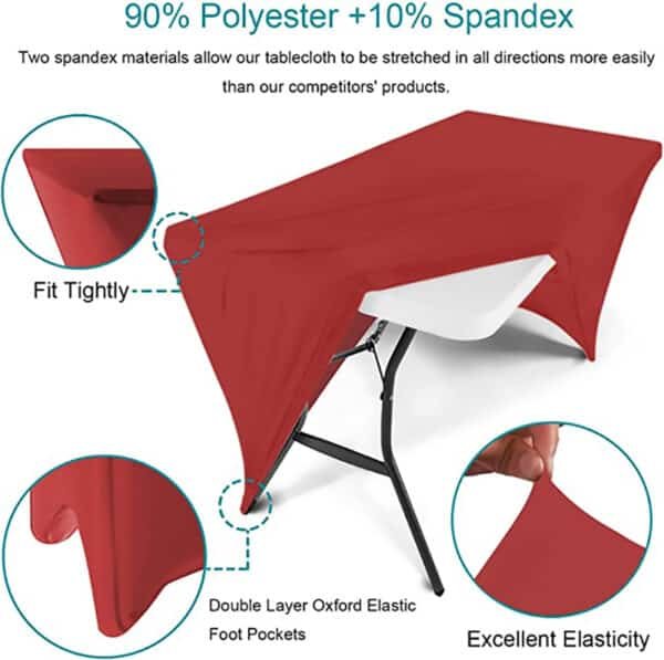 elastic table covers round