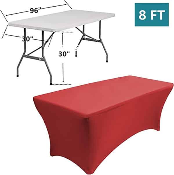 elastic table covers round