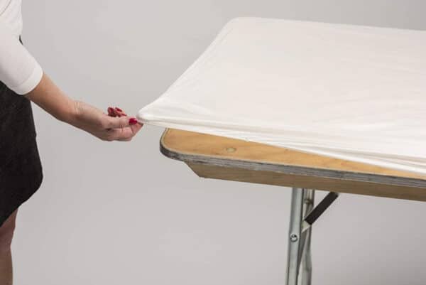 fitted plastic table covers 6ft