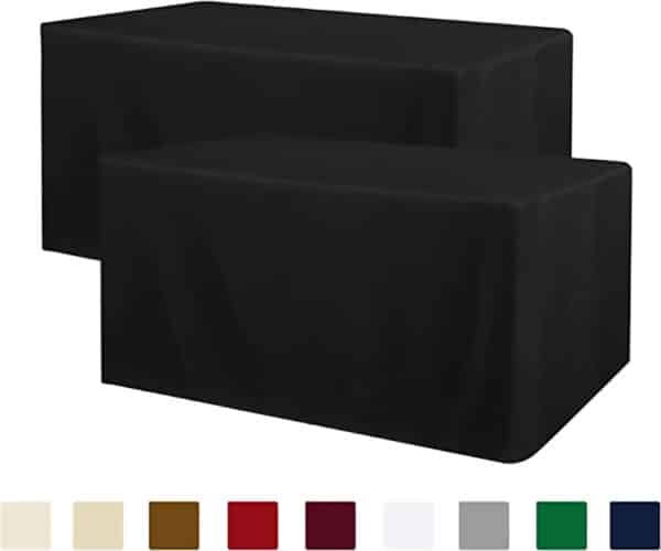 fitted plastic table covers 6ft