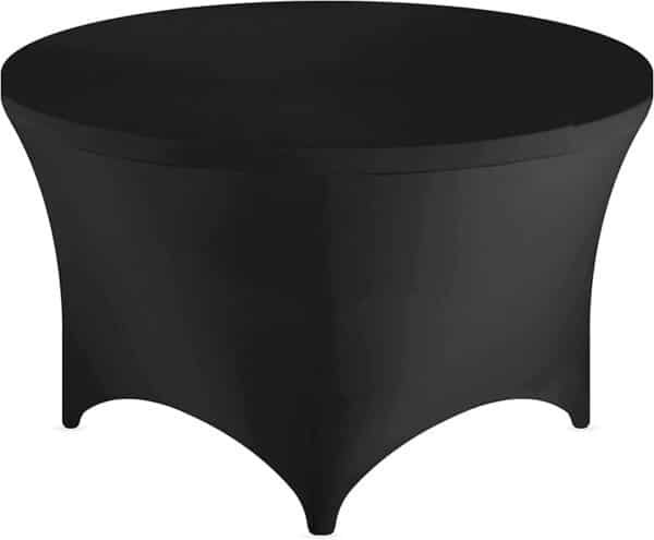 fitted tablecloths round