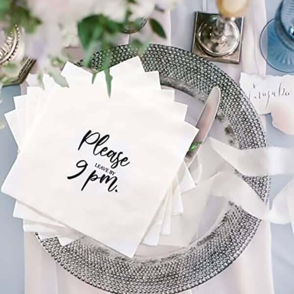 disposable cloth cocktail napkins
