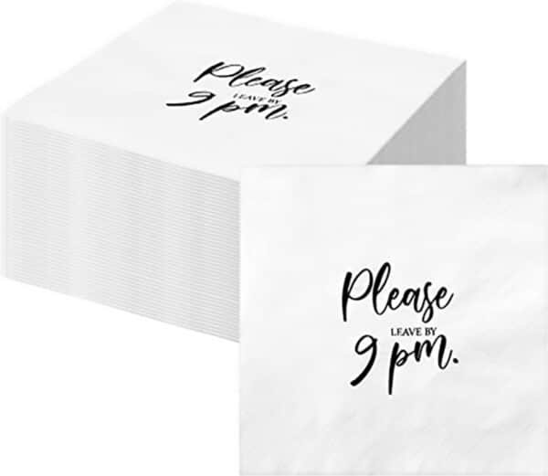 disposable cloth cocktail napkins