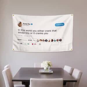 hanging banners with grommets