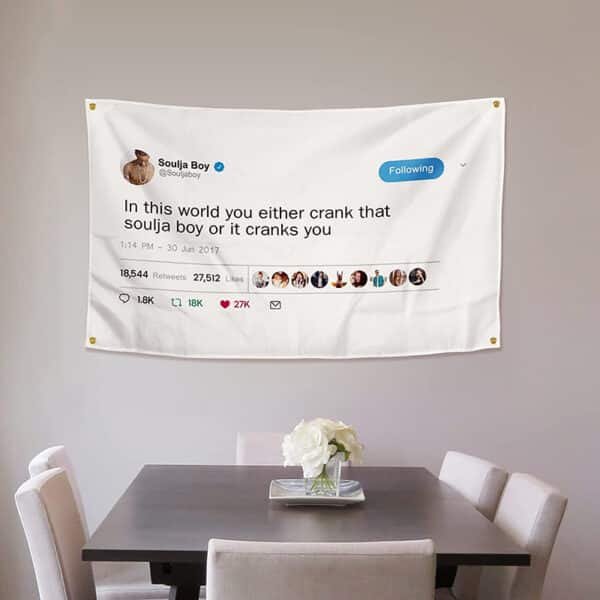 hanging banners with grommets