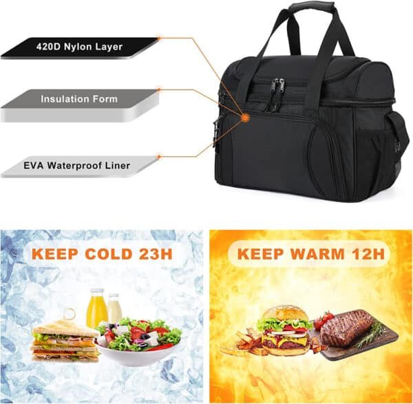 insulated lunch cooler