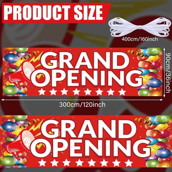 hanging banners with grommets