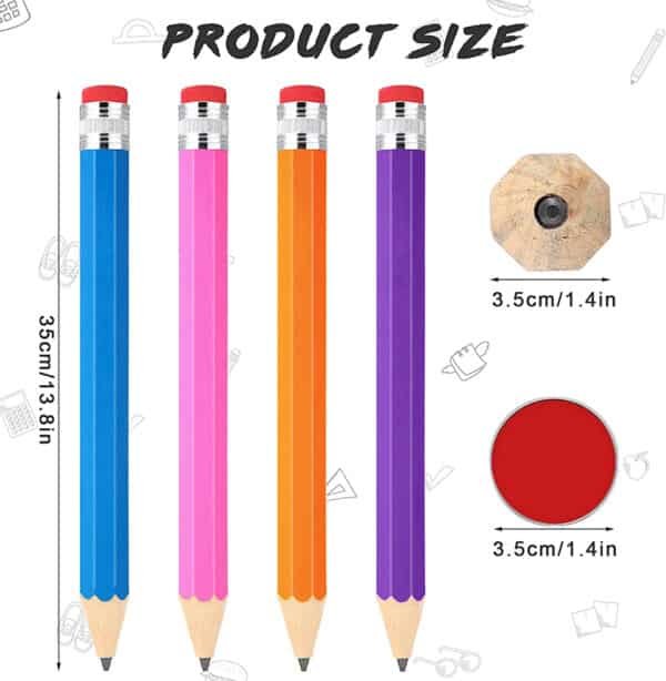 large novelty pencils
