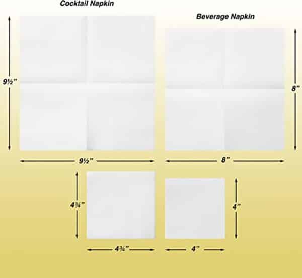 linen cocktail napkins bulk