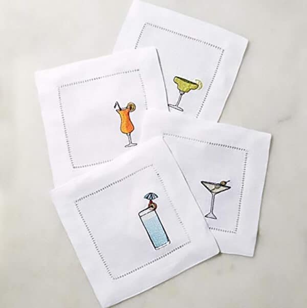 linen cocktail napkins bulk