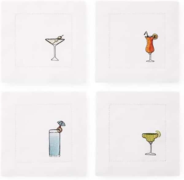 linen cocktail napkins bulk