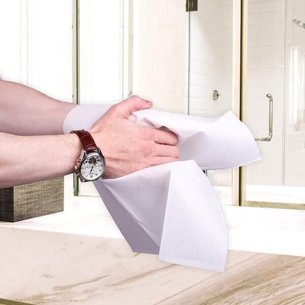 luxury disposable guest towels