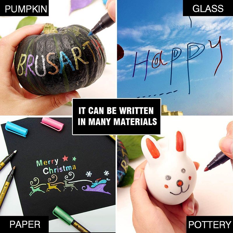 metallic glitter gel pens