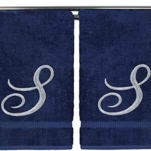 monogrammed guest towels