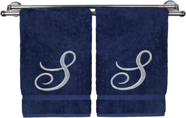 monogrammed guest towels