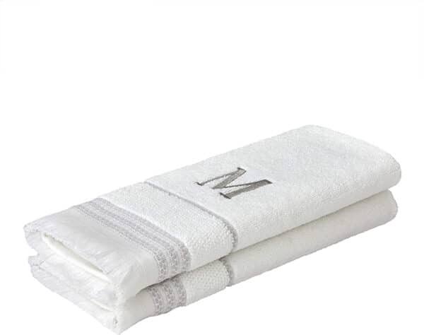 monogrammed guest towels