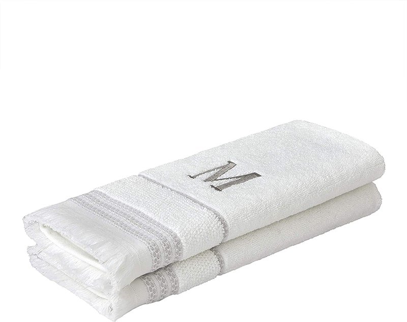 monogrammed guest towels