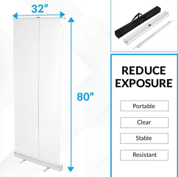 horizontal banner stands