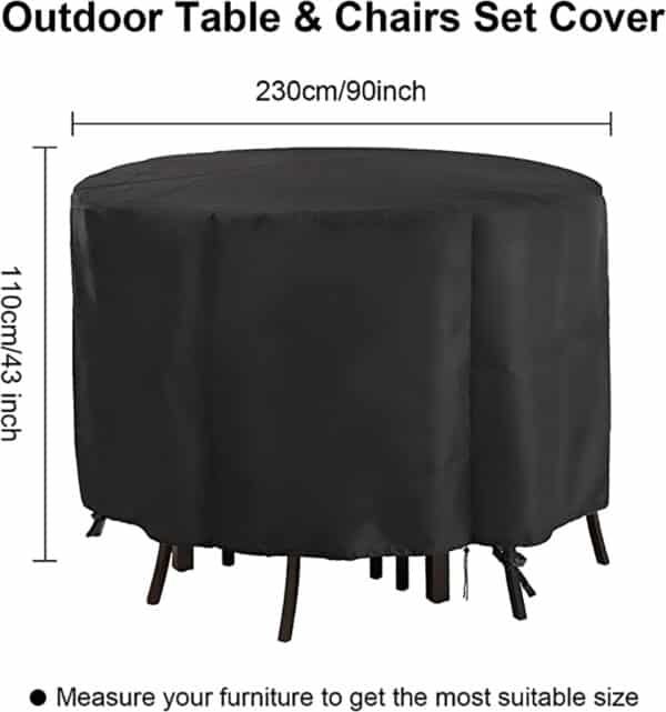 outdoor bar height table cover