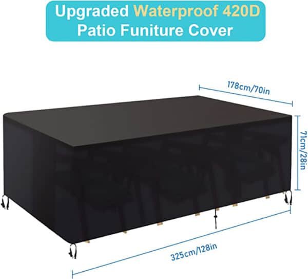 outdoor bar height table cover