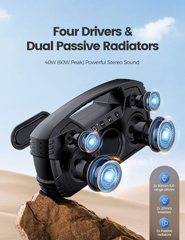 outdoor portable bluetooth speakers