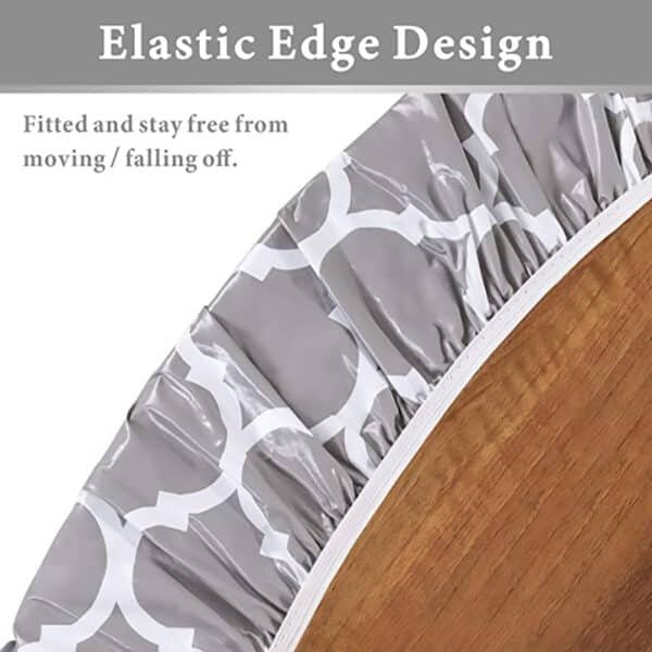 fitted tablecloths round