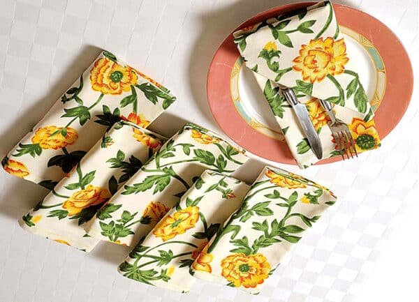 personalized cloth dinner napkins