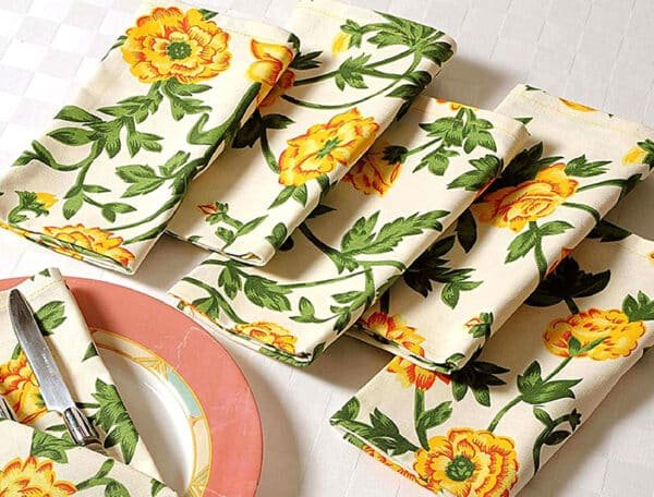personalized cloth dinner napkins