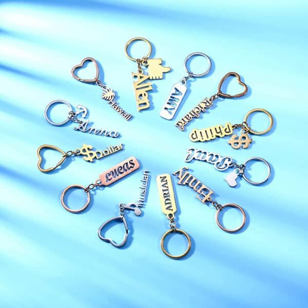 personalized keychains with names