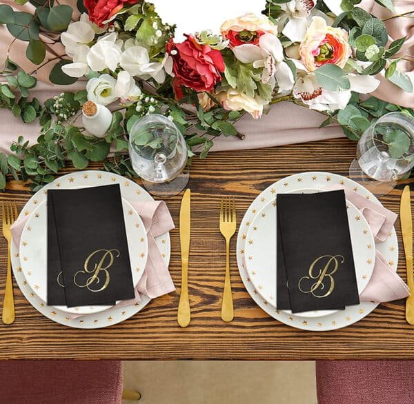 personalized cloth dinner napkins