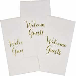 paper guest towels for bathroom