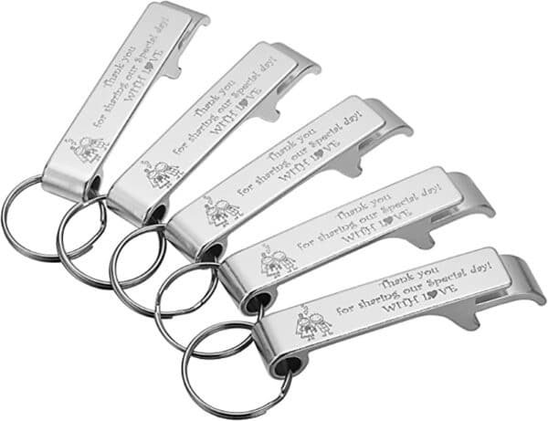 personalized wedding bottle openers
