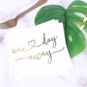 personalized wedding dinner napkins