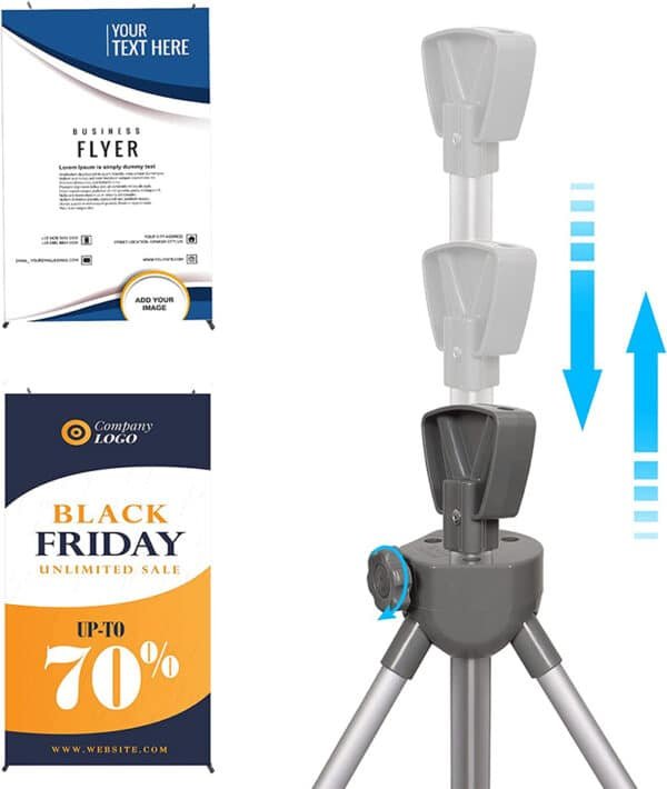 outdoor banner stand