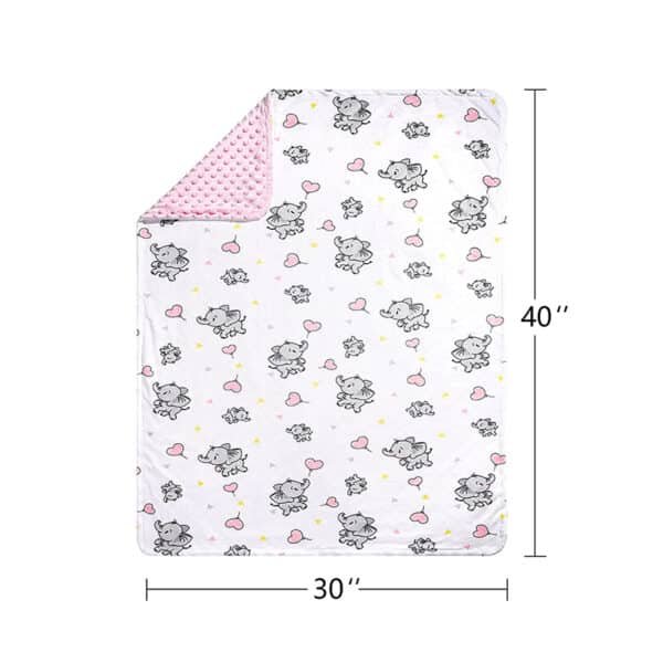printed baby blanket