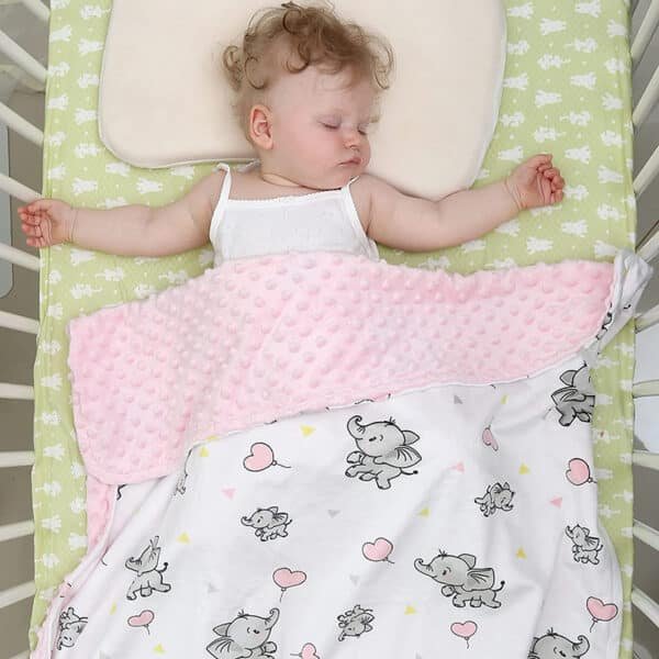 printed baby blanket