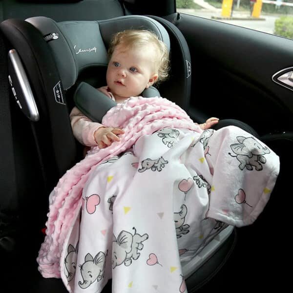 printed baby blanket