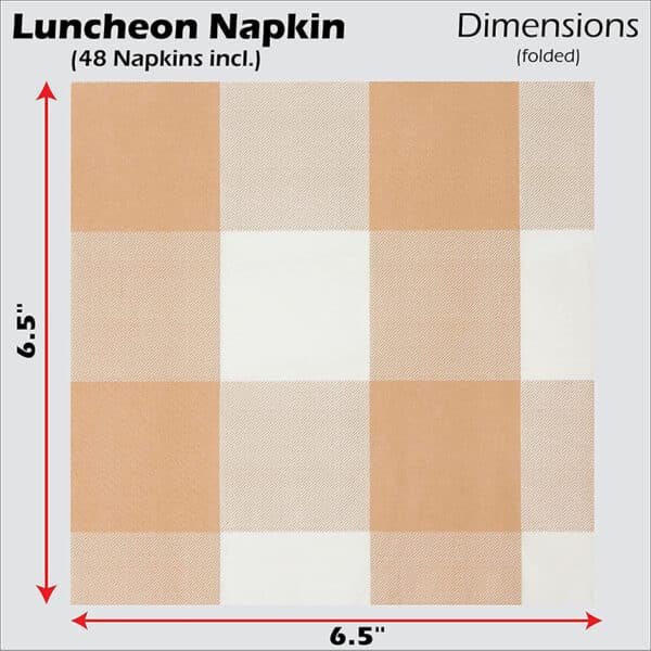 printed luncheon napkins