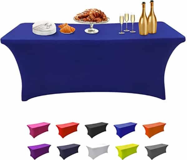plastic fitted table covers