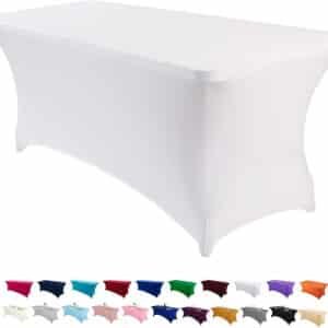 rectangular fitted plastic table covers