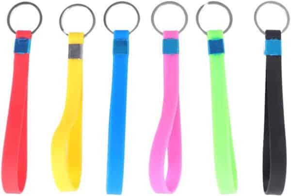silicone rubber keychain