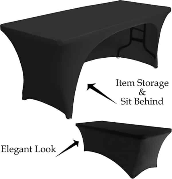 spandex bar table covers