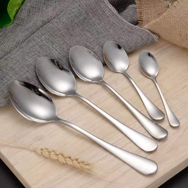 stainless steel spoon set