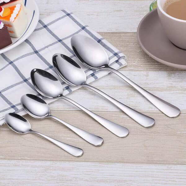 stainless steel spoon set