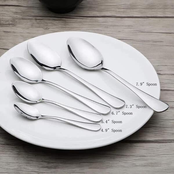 stainless steel spoon set