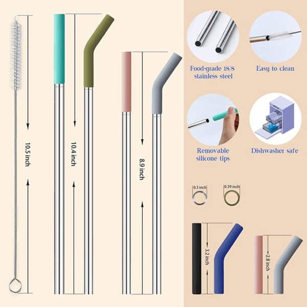 stainless steel straws wholesale