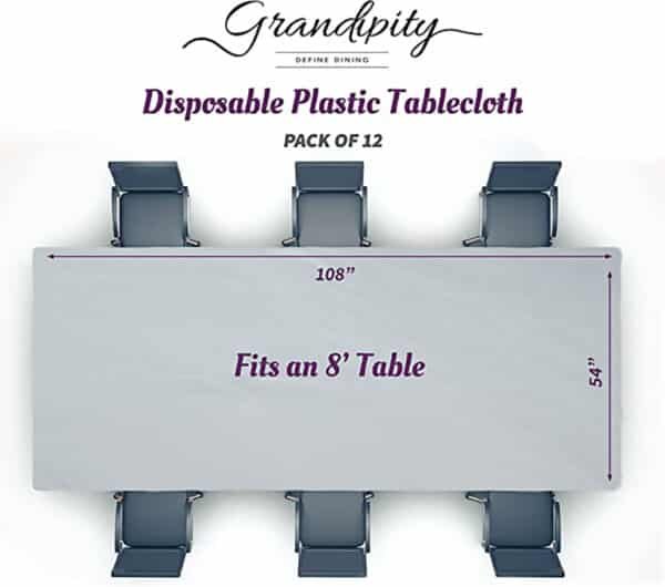 stretch plastic table covers
