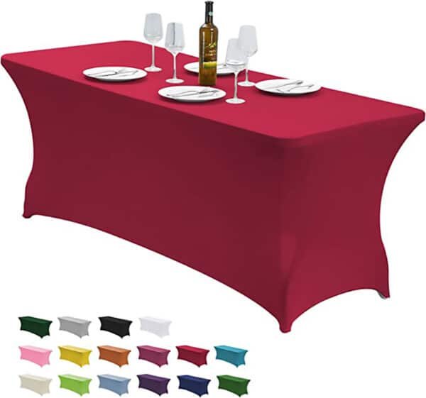 stretch plastic table covers