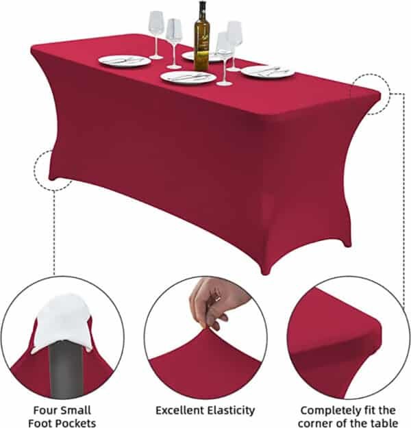 stretch plastic table covers