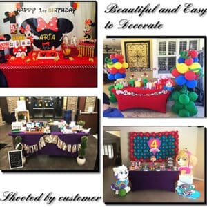 stretch plastic table covers